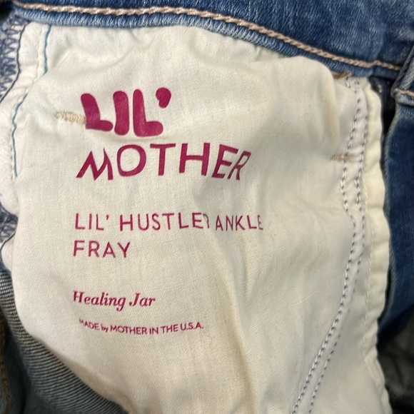 Mother PETITES The Lil Hustler Ankle Fray denim jean - Picture 10 of 12
